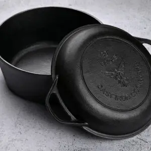 Cast Iron Dutch Oven with Skillet Lid 30cm