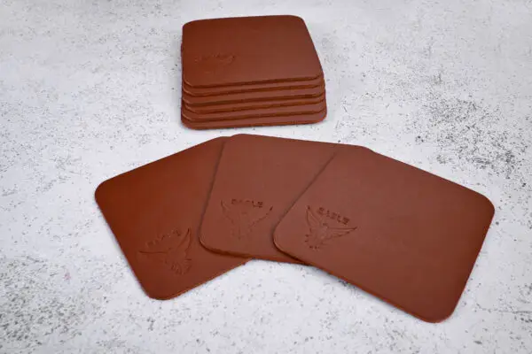 Leather Heat-Resistant Coaster | Elegant Surface Protection
