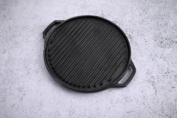 Cast Iron Round Grill Pan 30 cm - Image 3
