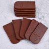 Leather Skillet Handle Cover Heat-Resistant Cast Iron Grip - Image 2