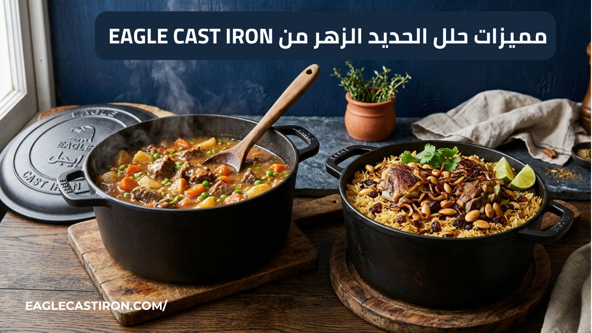 حلل زهر أصلية من Eagle Cast Iron مصر | جودة تدوم وقيمة تستحق