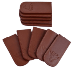 Leather Skillet Handle Cover Heat-Resistant Cast Iron Grip - Image 2