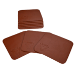 Leather Heat-Resistant Coaster | Elegant Surface Protection