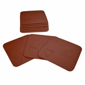 Leather Heat-Resistant Coaster | Elegant Surface Protection