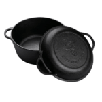 Cast Iron Dutch Oven with Skillet Lid 25cm