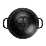 Cast Iron Wok 38cm - Image 3