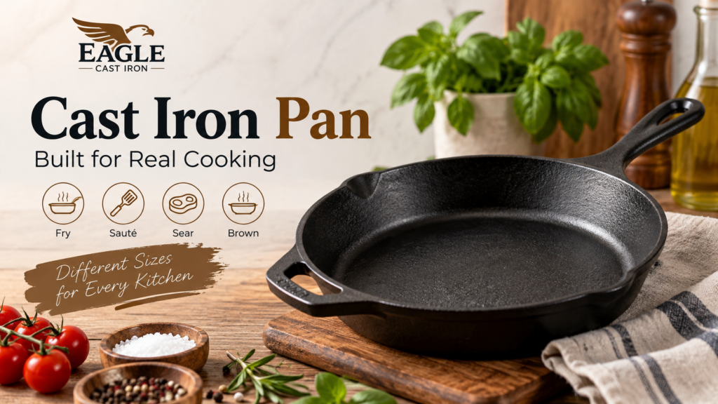 Cast Iron Pan | Shop Cast Iron Cookware – Eagle Cast Iron