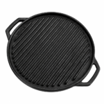 Cast Iron Grill Pan – Round Double-Sided 30 cm - Image 4