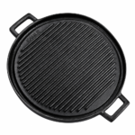 Cast Iron Grill Pan – Round Reversible 35 cm