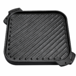 Cast Iron Grill Pan – Square Reversible 33 cm - Image 2