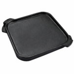 ⁦Cast Iron Grill Pan – Square Reversible 33 cm⁩ - الصورة ⁦3⁩