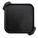 ⁦Cast Iron Grill Pan – Square Reversible 33 cm⁩ - الصورة ⁦4⁩