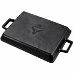 Cast Iron Grill Pan – Rectangular Ribbed 32 cm - Image 3