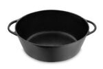 Oval Cast Iron Dutch Oven 31 × 39.5 cm with Lid - Image 3