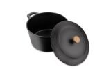 Round Cast Iron Dutch Oven 25cm with Lid - Image 3