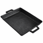 ⁦Cast Iron Grill Pan – Rectangular Flat 32 cm⁩ - الصورة ⁦4⁩
