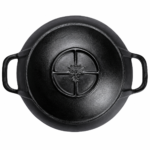 ⁦Cast Iron Wok 38cm⁩ - الصورة ⁦2⁩